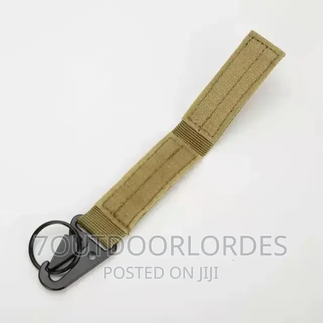 Tactical Gear Utility Webbing Belt Key Chain
