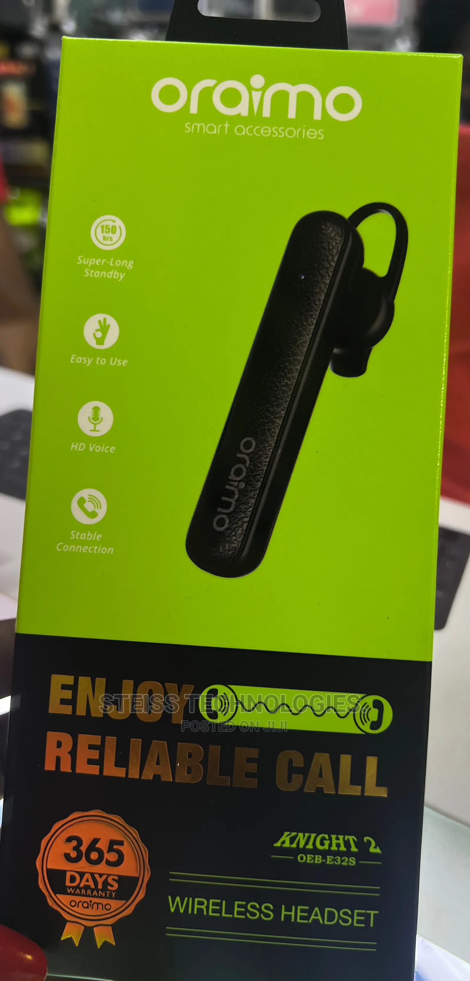 Knight 2 Oraimo Wireless Headset.