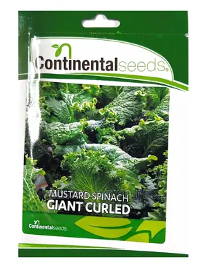 Continental Mustard Spinach Giant Curled Seeds