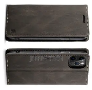 iPhone 11 Pro RFID Blocking Retro Flip Leather Wallet Case