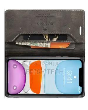iPhone 11 Pro RFID Blocking Retro Flip Leather Wallet Case
