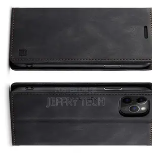 iPhone 11 Pro Retro Flip Leather Wallet Case Black