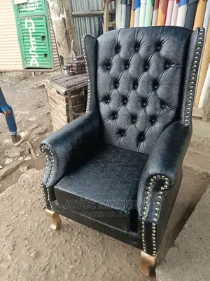Wing Chair Black in Colour