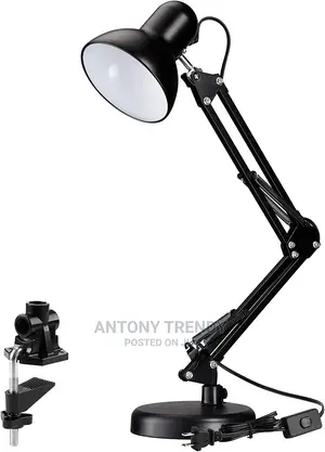 Metal Desk Lamp Adjustable Goose Neck