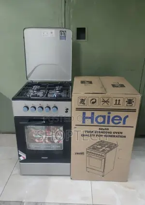 Haier 50by60 Full Gas Cooker(Silver)