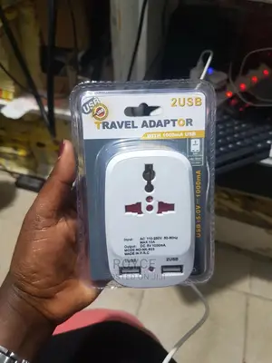 Travel Adaptor With 2 USB Ports