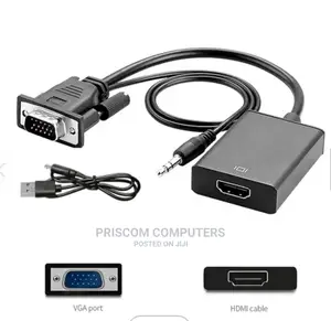 VGA To HDMI Adapter For Monitor And TV (VGA To HDMI Converte
