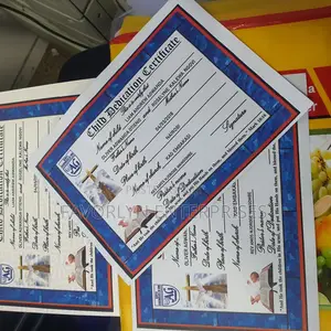 Dedication Certificate