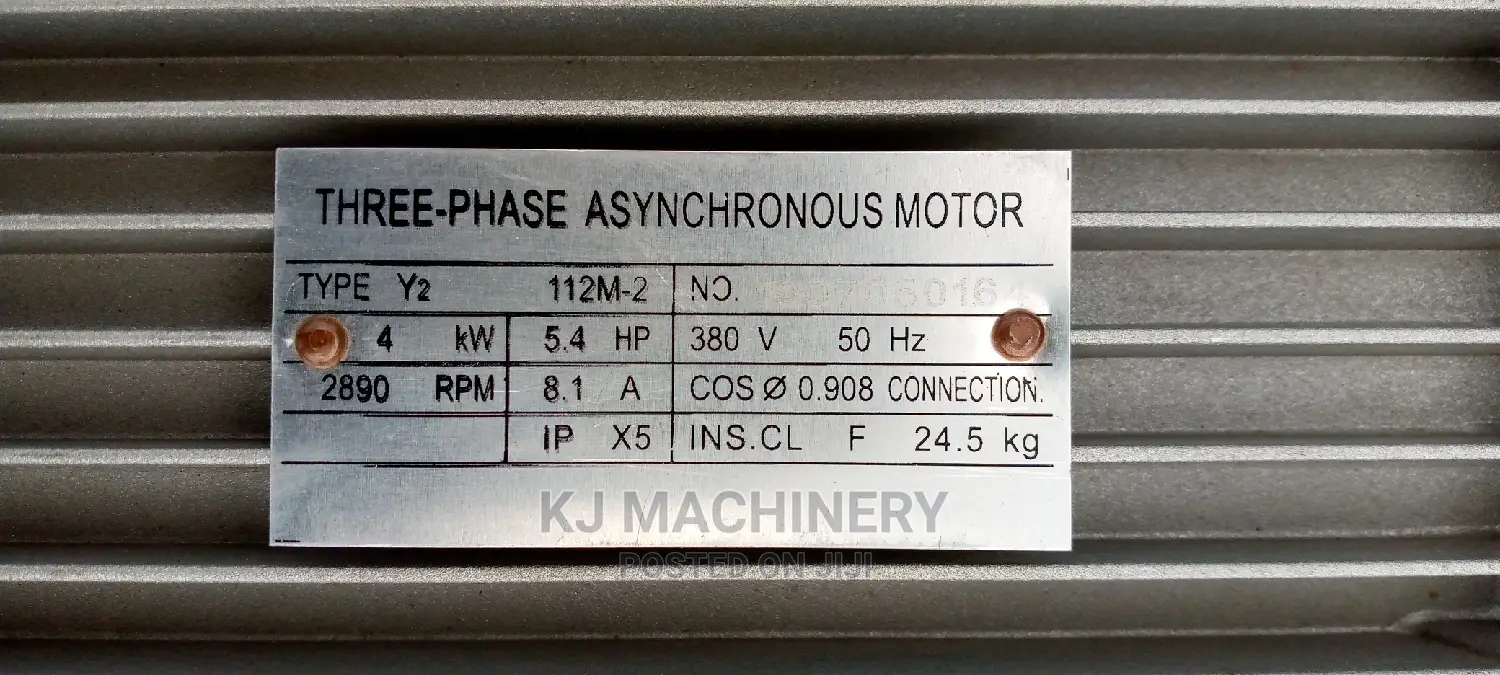 3 Phase 5.5hp Motor