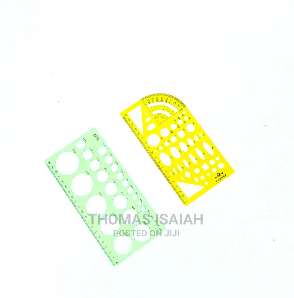 2PCS Technical Drawing Circle Template, Ellipse Template Ste