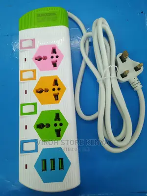 3way 3 Usb Ports 2500watts Socket Extension Cable 3M Long