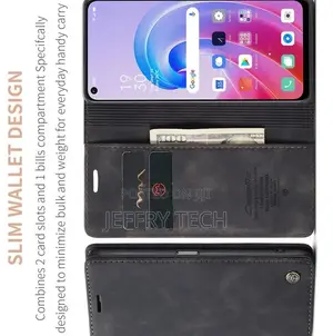 OPPO A76 4G Retro Flip Leather Wallet Case Black