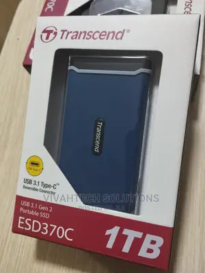 Transcend ESD370C Portable External SSD 1TB - Navy Blue -