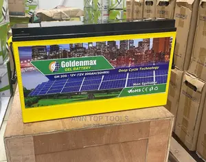 Goldenmax Gel Deep Cycle Battery 200ah 20hr 12v