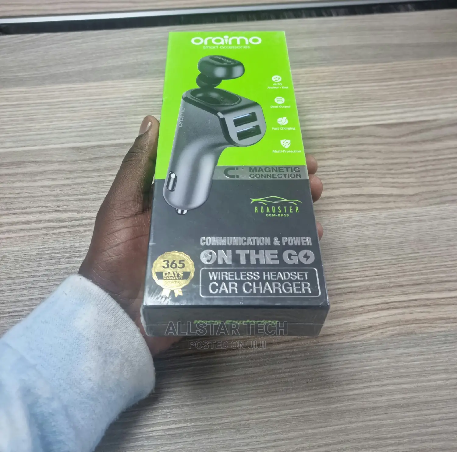 Oraimo Wireless Headsets Car Charger