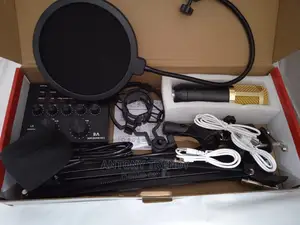 Bm-800 Condenser Microphone Bundle, With Adjustable Mic