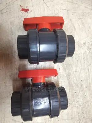 PVC Double Union Ball Valve 50-11/2 Glue Type