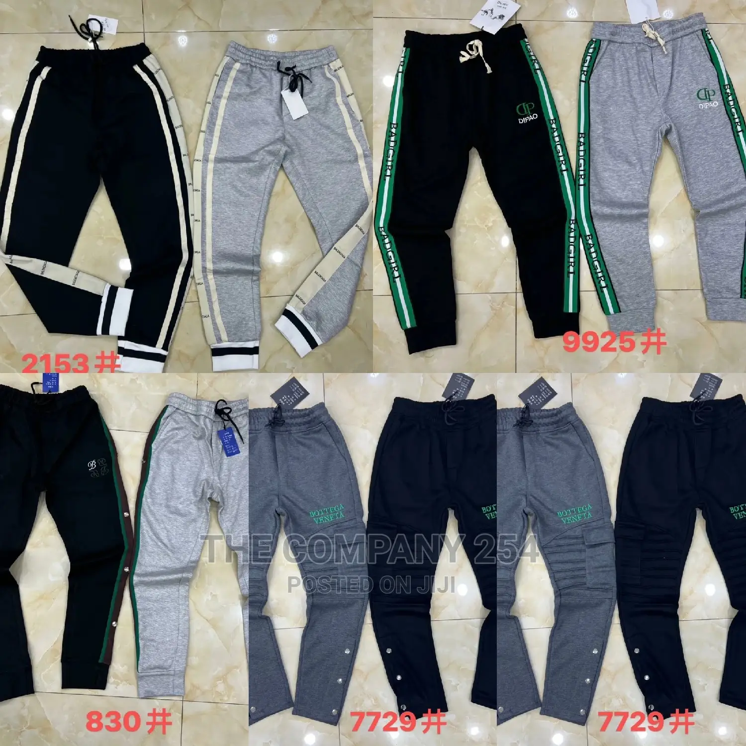 Quality Unisex Designer Jogger Cargo Sweatpants