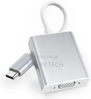 USB C to VGA Adatper for Monitor, VGA to USB C Cable Adapter