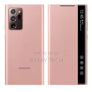 Galaxy Note 20 Ultra Flip Sensor Clear View Original - Gold