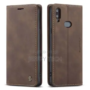 Galaxy A10S Case, Retro PU Leather TPU Inner Wallet Case [C