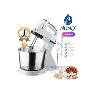 Nunix Hand Mixer + Stand With Bowl