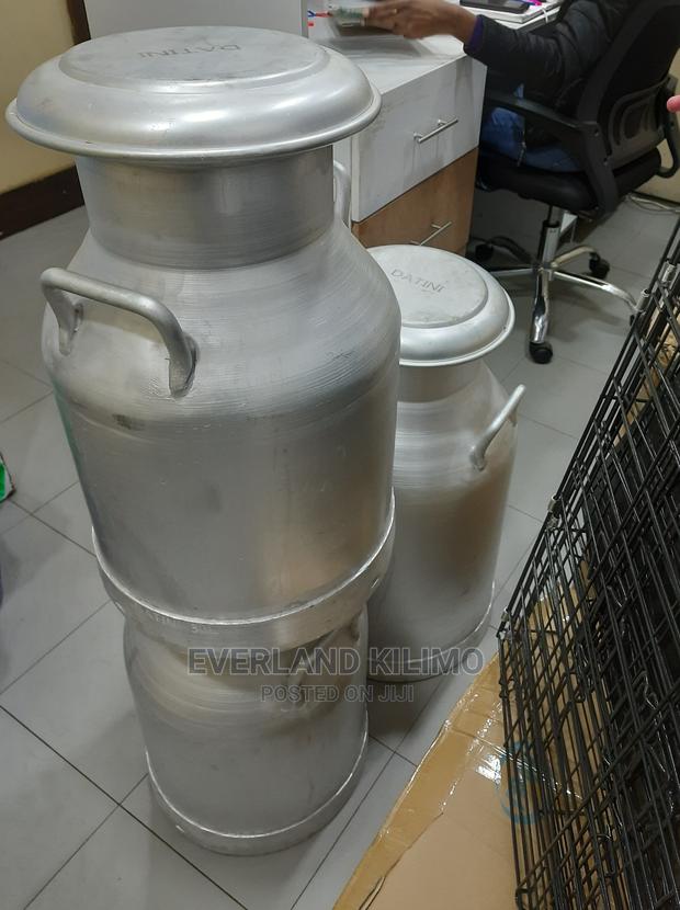 Stainless Steel Heavy Duty Milk Can - main view