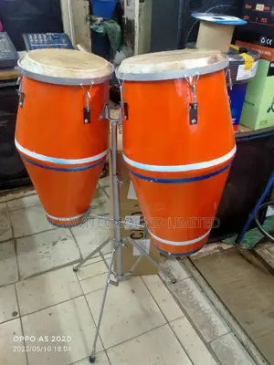 Orange Lined Drums