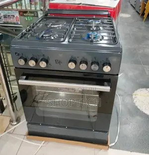 Bj's 3gas+1electric Gas Cooker With Electric Oven, 60*60cm.