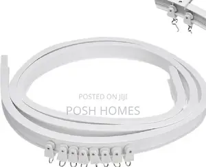 PVC 4m Bendable Curtain Rails