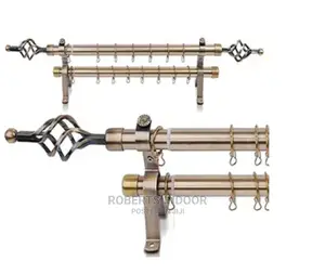 Easy to Install 2 Meters Double Curtain Rods