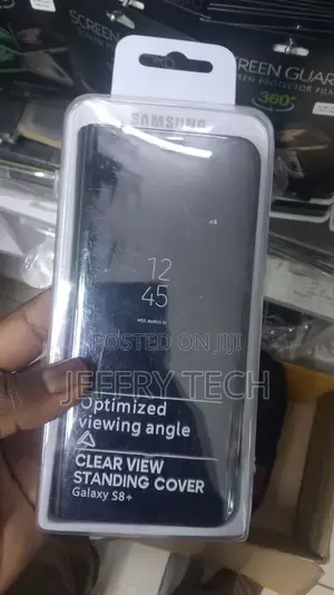 Samsung Galaxy S8 Plus Mirror Flip Cover, Mobile Clear View