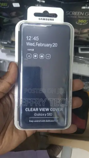 SAMSUNG Flip Cover for Galaxy S10 Clear View