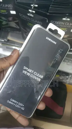 Back Case for Samsung Galaxy S20 Plus Clear View Mirror Flip