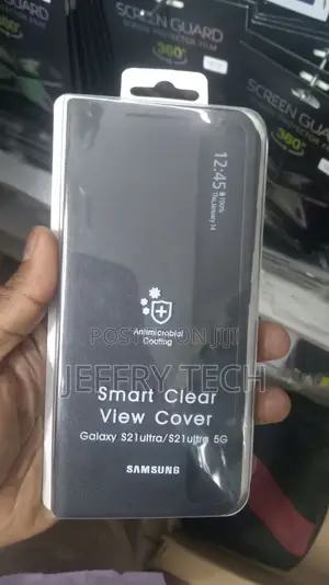 Samsung Smart Clear View Cover Black (Galaxy S21 Ultra 5G)