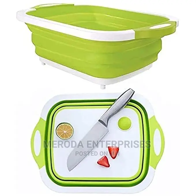 Silicone Collapsible Chopping Board / Collander