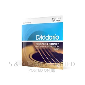 d'Addario Light Acoustic Guitar Strings