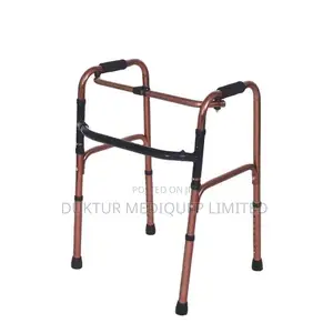 Lightweight Folding Walking Frame With Copper Finish Adults