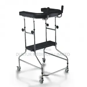 4-caster Rollator/ Walker With Ordinary Parallelepiped