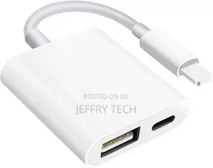 USB Camera Adapter Easy to Transfer Photos Videos for iPhone