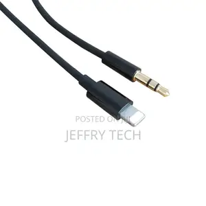 1m 3ft 8pin to 3.5mm AUX AUDIO CAR LINE OUT CABLE for iPhone