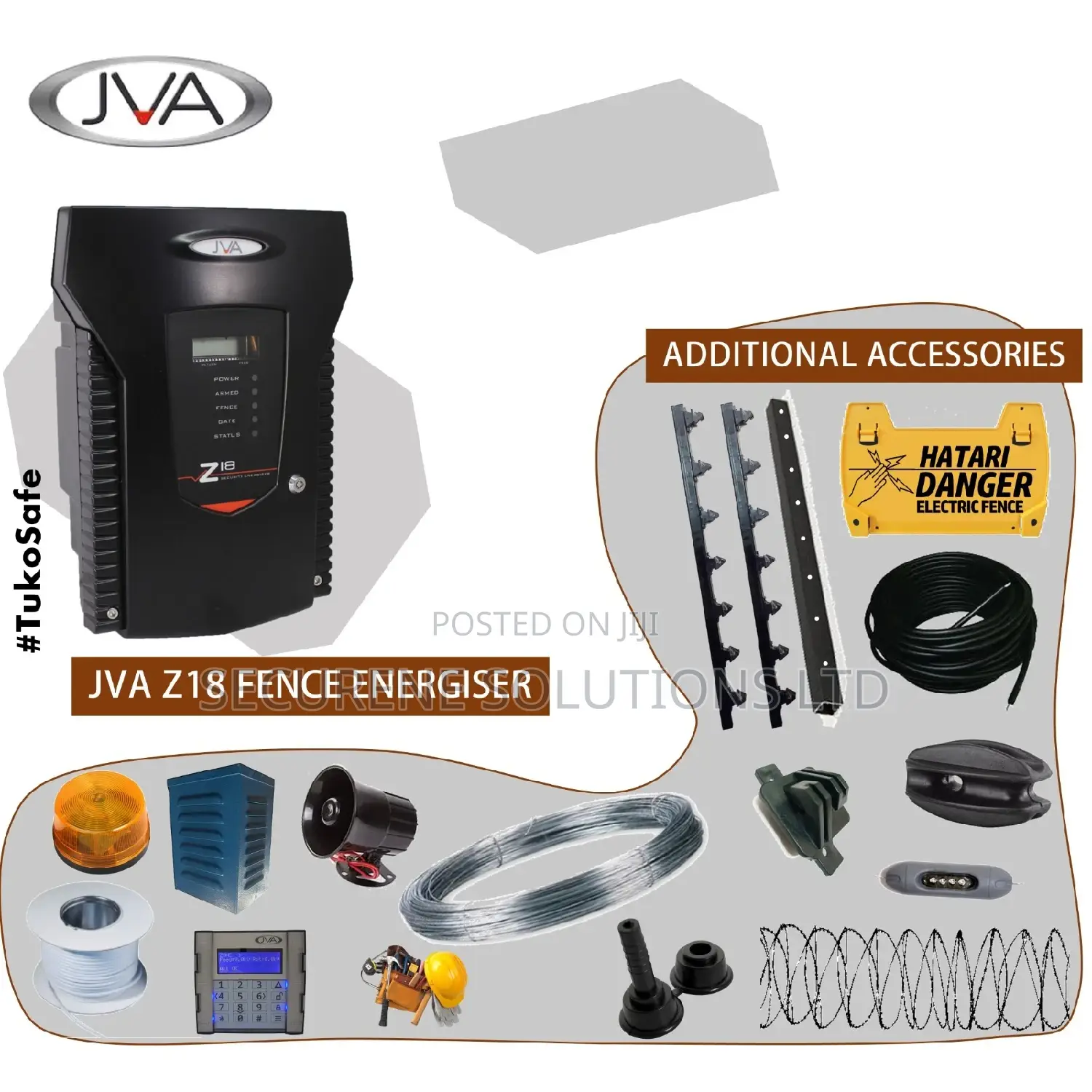 Jva Z18 Security Energizer 8 Joule