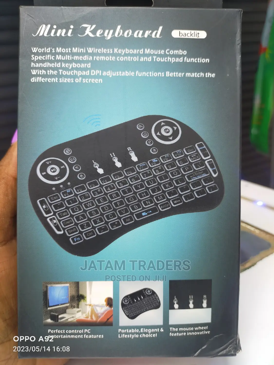 Backlit Wireless Mini Keyboard
