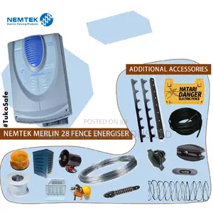 Nemtek Merlin Stealth M28s 2zone Fence Energizer 8 Joules
