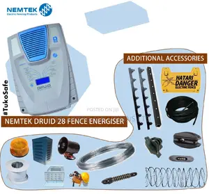 Druid Nemtek 28 LCD Security Energizer Electric Fence