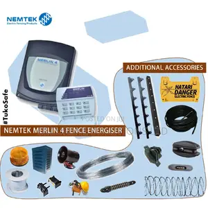 Nemtek Merlin 4 Electric Fence Energizer With Keypad 4 Joule