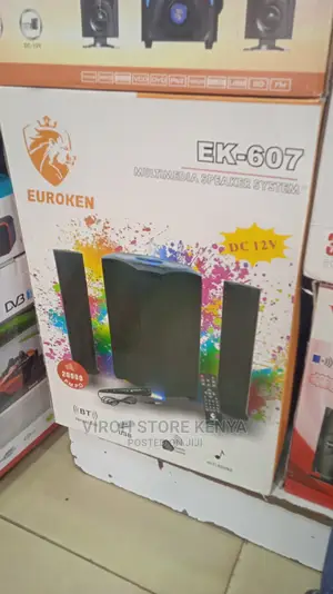 Euroken 2.1CH Woofer 20000watts With Mic Tall Boy System
