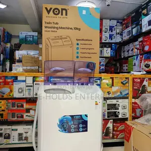 Von 10kgs Top Load Twin Tab Washing Machine