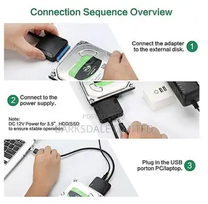 USB 3.0 - 2.5 3.5" IDE SATA Hard Drive Disk HDD Cable