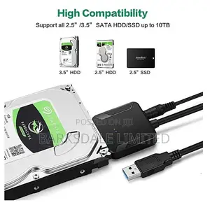 USB 3.0 - 2.5 3.5" IDE SATA Hard Drive Disk HDD Cable